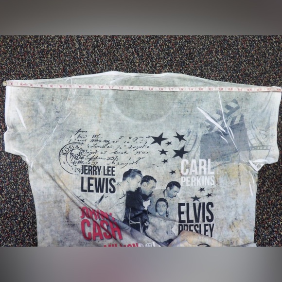 Mid South USA made Million Dollar Quartet Shirt Adult M double sided Elvis Cash - Picture 3 of 7